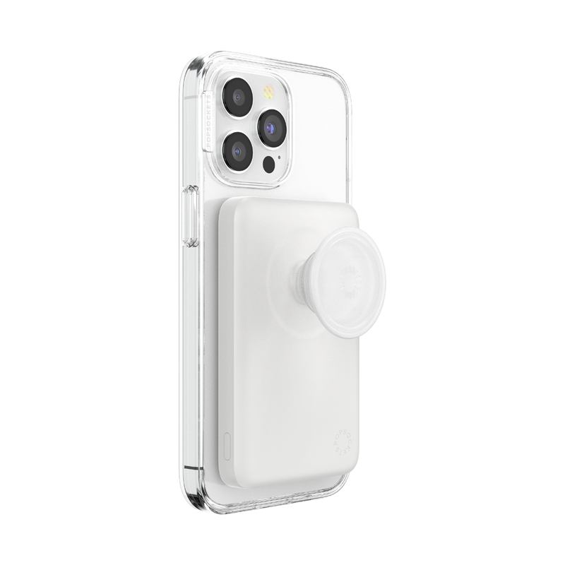 PopSockets White MagSafe PowerPack