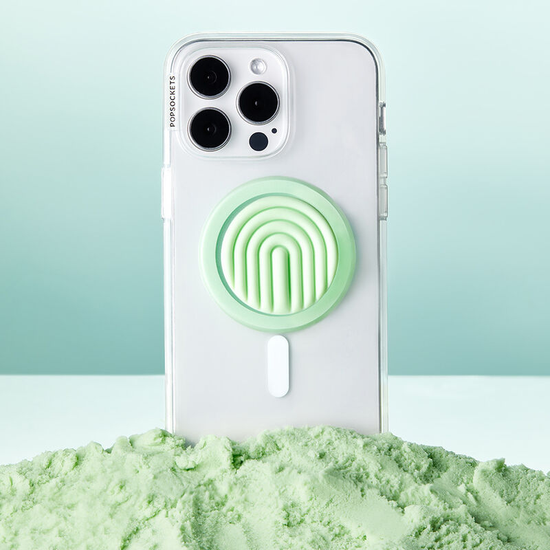 PopSockets PopOut Curves Matcha Dew PopGrip for MagSafe