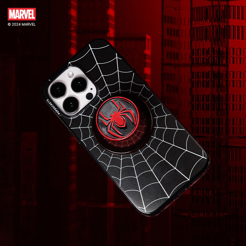 PopSockets Enamel Miles Morales Suit PopGrip for MagSafe