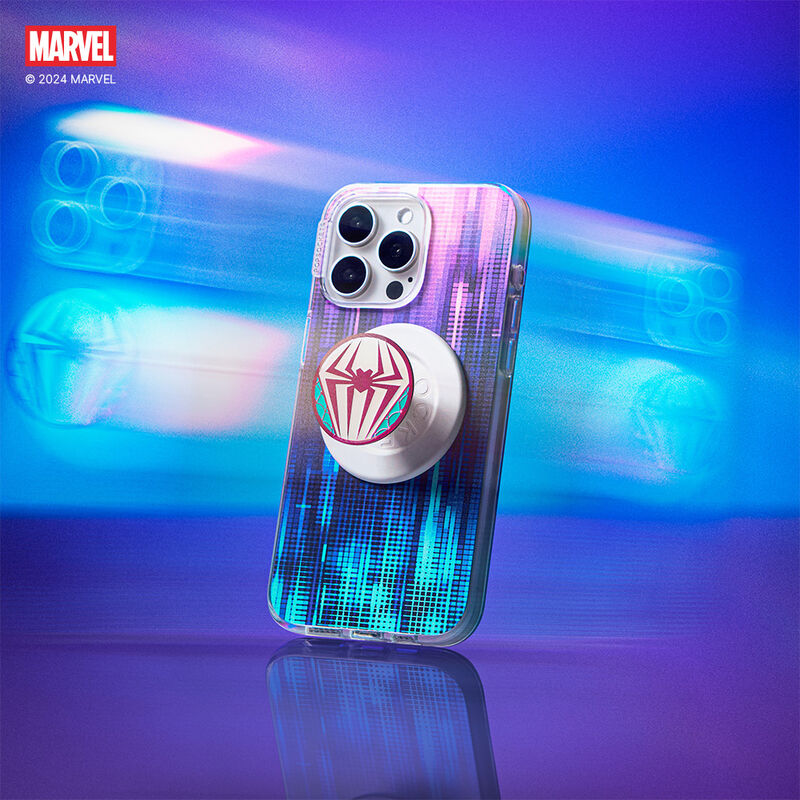 PopSockets Enamel Ghost Spider Suit PopGrip for MagSafe