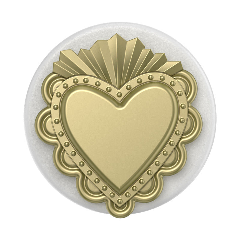 PopSockets PopOut Sacred Heart Gold