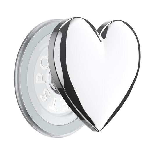 PopSockets Heart Of Silver PopGrip for MagSafe