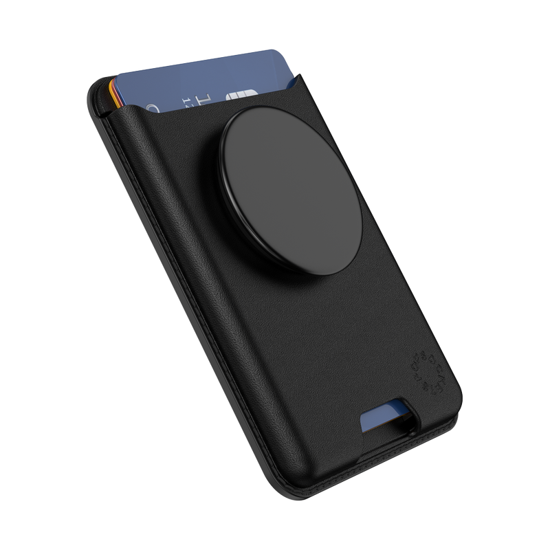 PopSockets Black Softgoods PopWallet+ for MagSafe