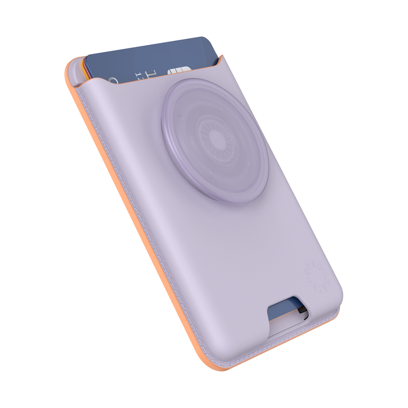 PopSockets Pale Lavender  Softgoods PopWallet + For MagSafe