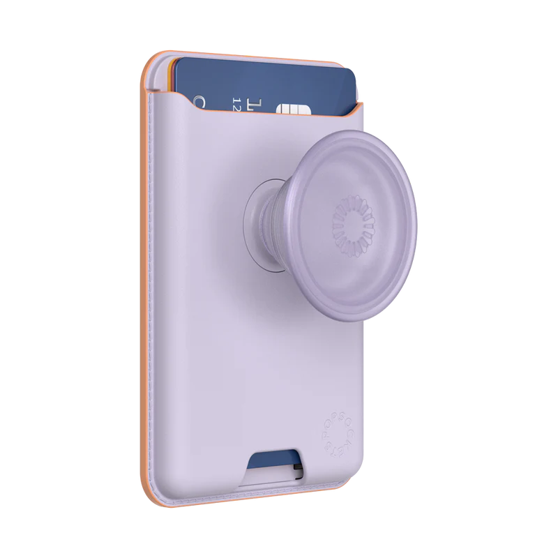 PopSockets Pale Lavender  Softgoods PopWallet + For MagSafe