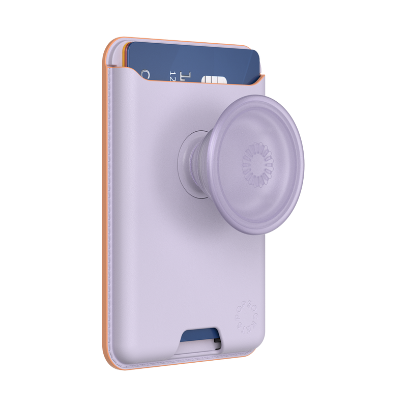 PopSockets Pale Lavender Softgoods PopWallet+ for MagSafe