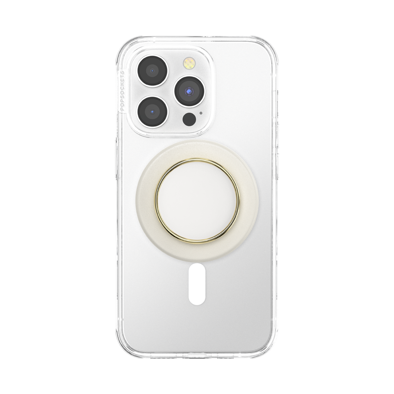 PopSockets Enamel Coconut Cream PopGrip for MagSafe