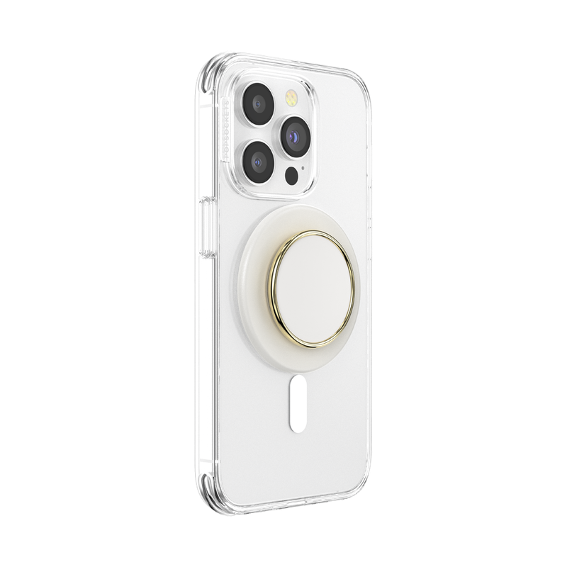 PopSockets Enamel Coconut Cream PopGrip for MagSafe