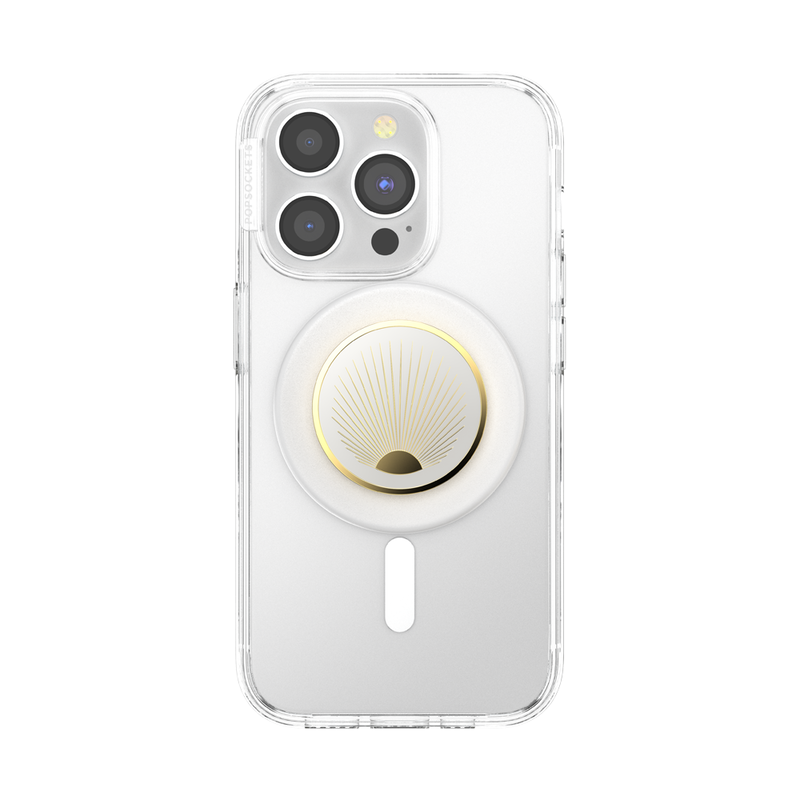 PopSockets Enamel Radiant White PopGrip for MagSafe