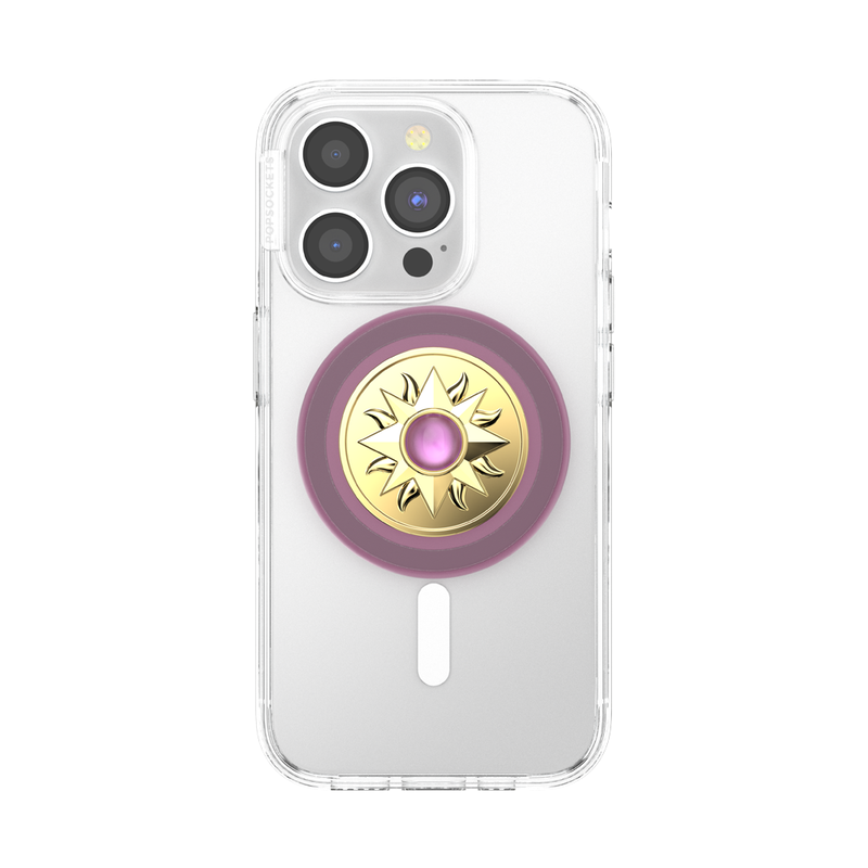 PopSockets Enamel Sun Jewel Mauve PopGrip for MagSafe