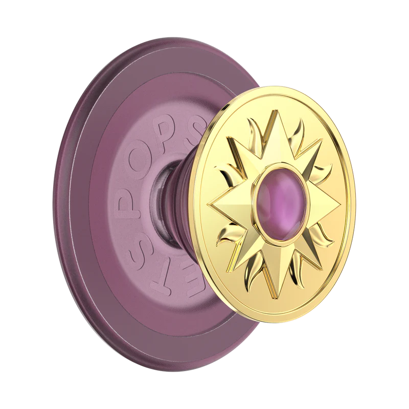 PopSockets Enamel Sun Jewel Mauve PopGrip for MagSafe