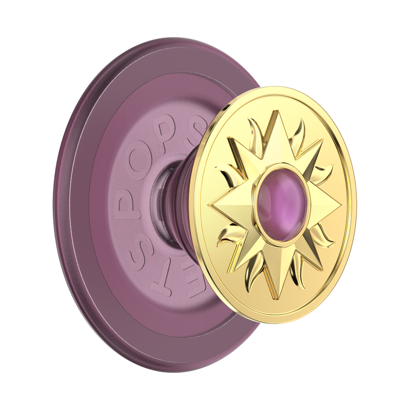 PopSockets Enamel Sun Jewel Mauve PopGrip for MagSafe