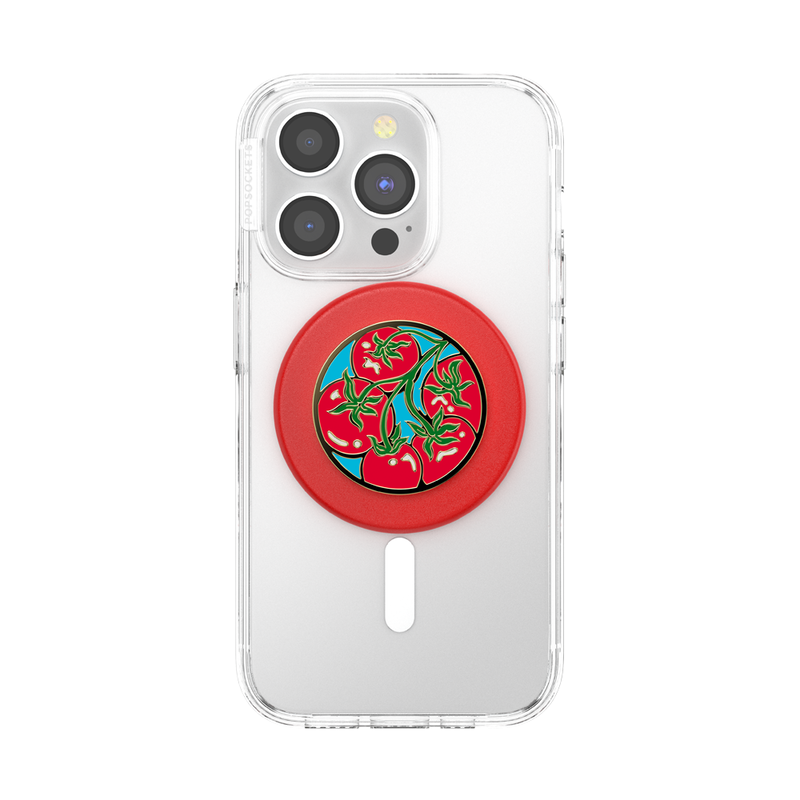 PopSockets Enamel Tomato Rosso PopGrip for MagSafe