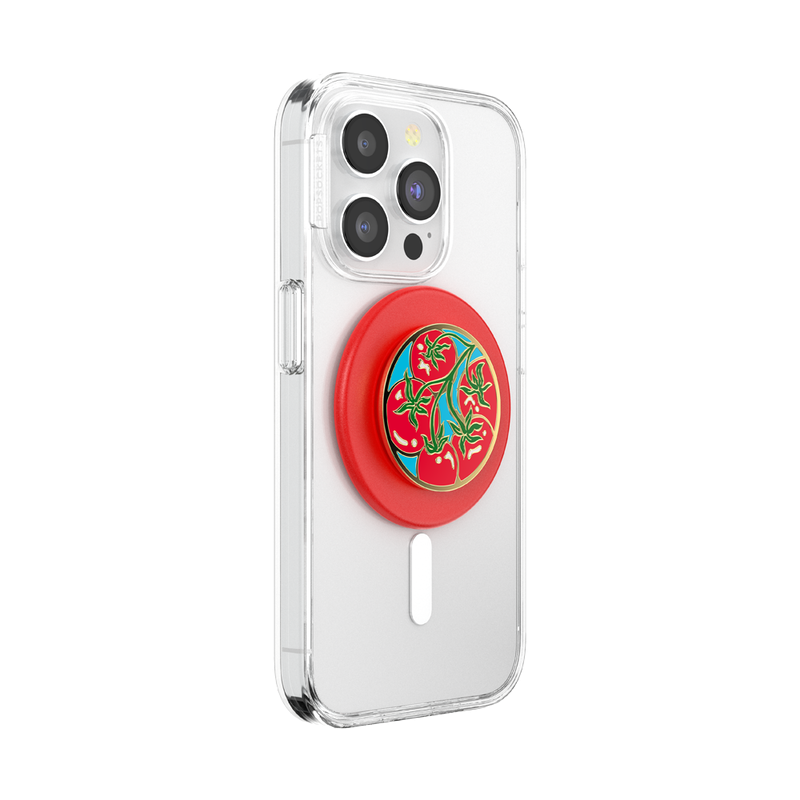 PopSockets Enamel Tomato Rosso PopGrip for MagSafe