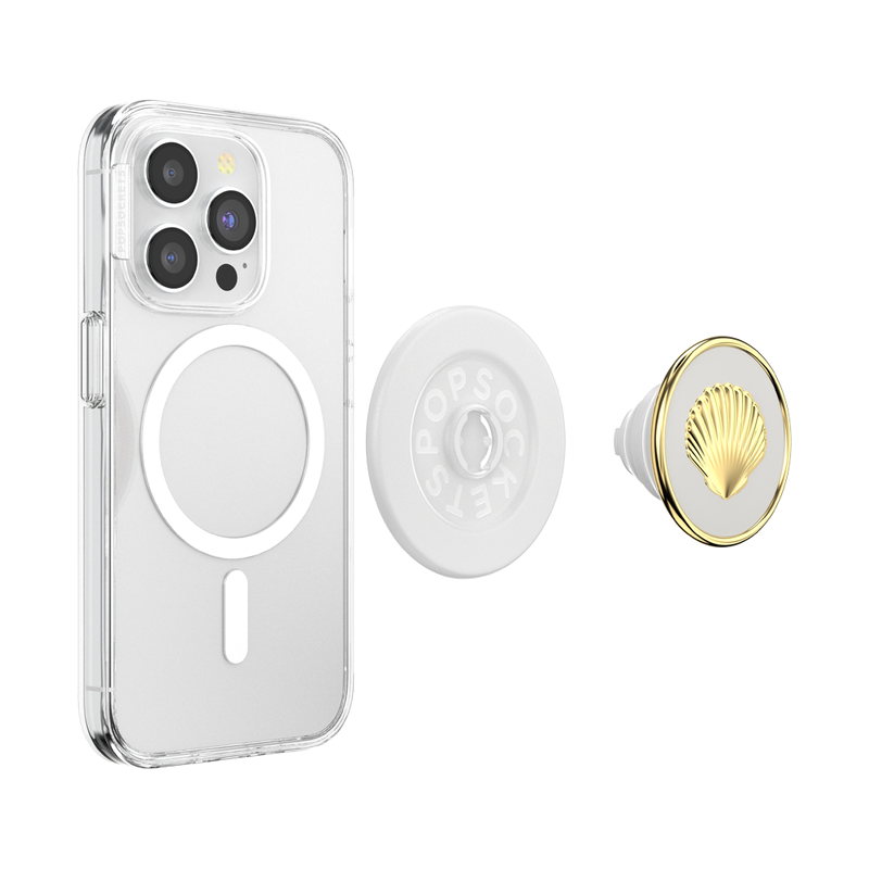 PopSockets Enamel Venus White PopGrip for MagSafe