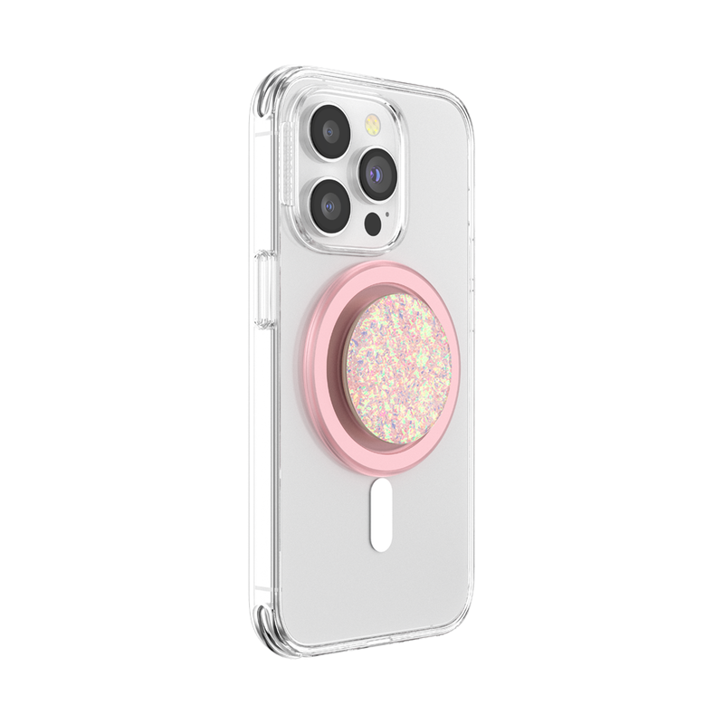 PopSockets Iridescent Confetti Rose PopGrip for MagSafe