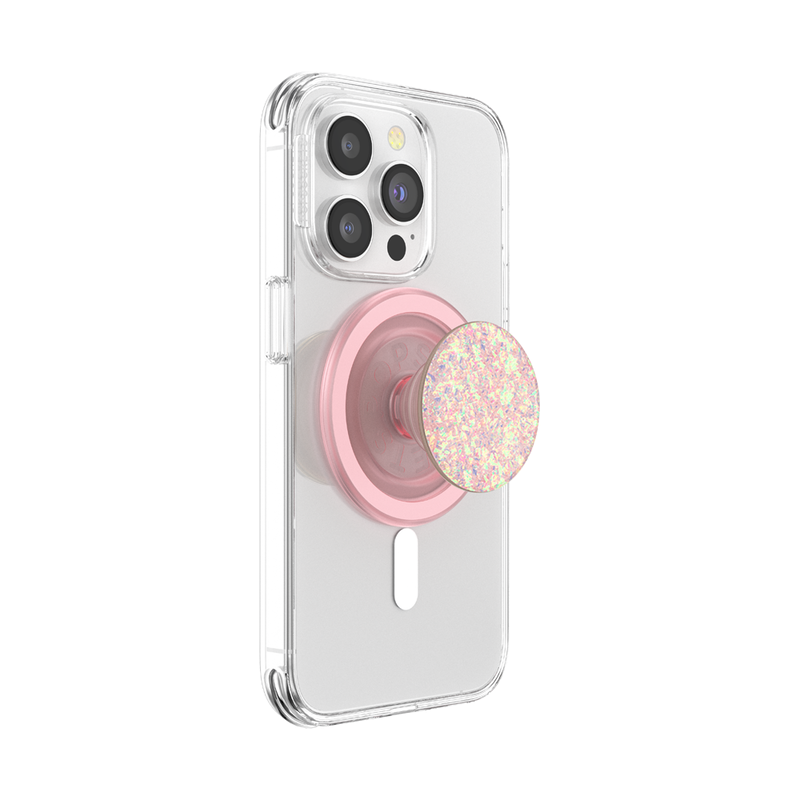 PopSockets Iridescent Confetti Rose PopGrip for MagSafe