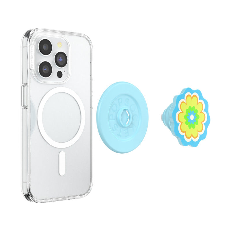 PopSockets Molded Flower Kaleidoscope Blue