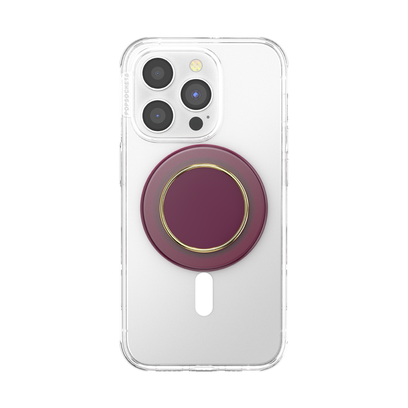 PopSockets Enamel Red Wine PopGrip for MagSafe