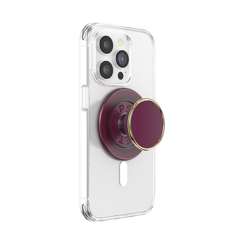 PopSockets Enamel Red Wine PopGrip for MagSafe