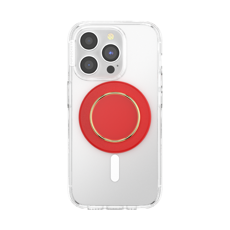 PopSockets Enamel Rosso PopGrip for MagSafe