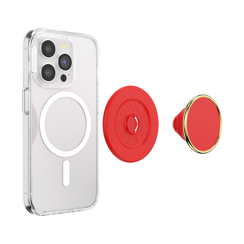 PopSockets Enamel Rosso PopGrip for MagSafe