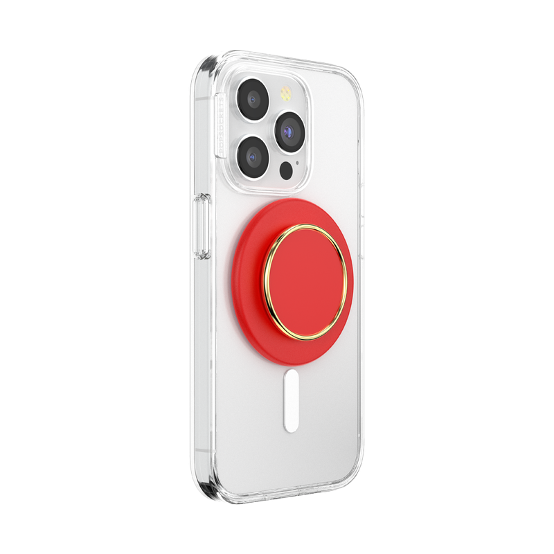 PopSockets Enamel Rosso PopGrip for MagSafe