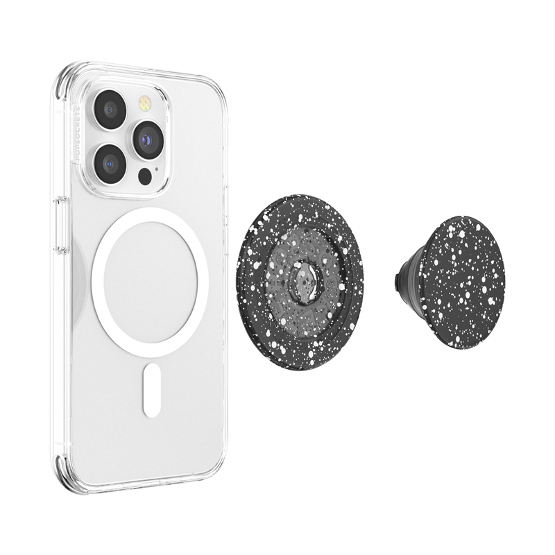 PopSockets Black Speckle PopGrip for MagSafe