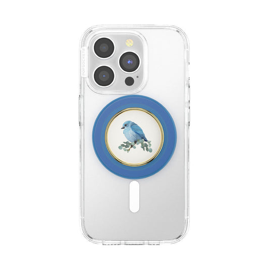 PopSockets Enamel Blue Bird