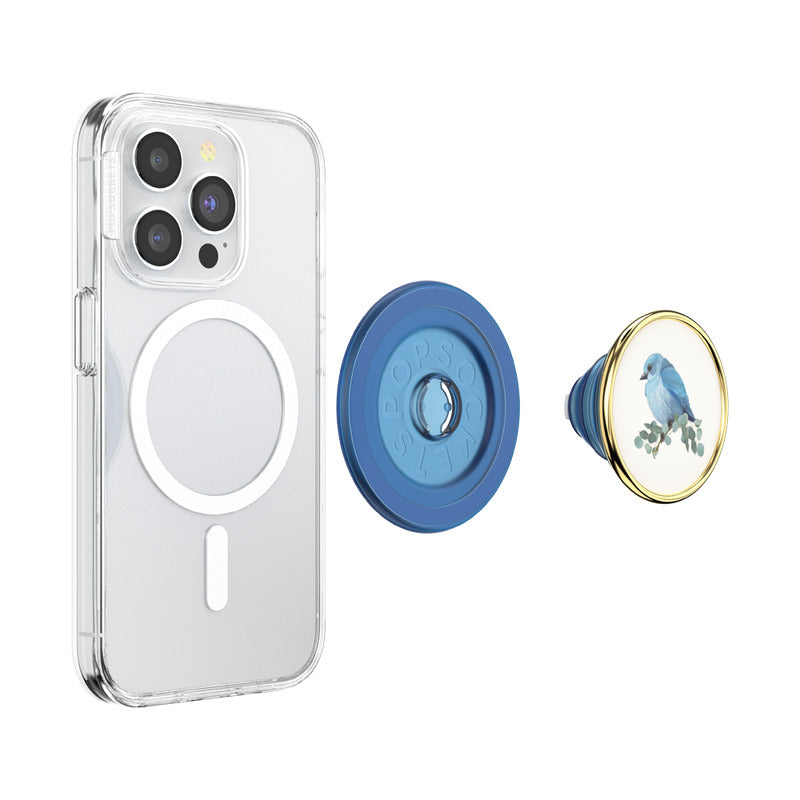 PopSockets Enamel Blue Bird