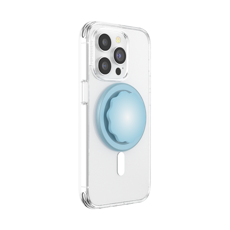 PopSockets Molded Flower Blue Sigh PopGrip for MagSafe