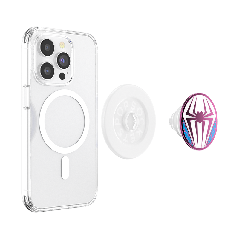 PopSockets Enamel Ghost Spider Suit PopGrip for MagSafe