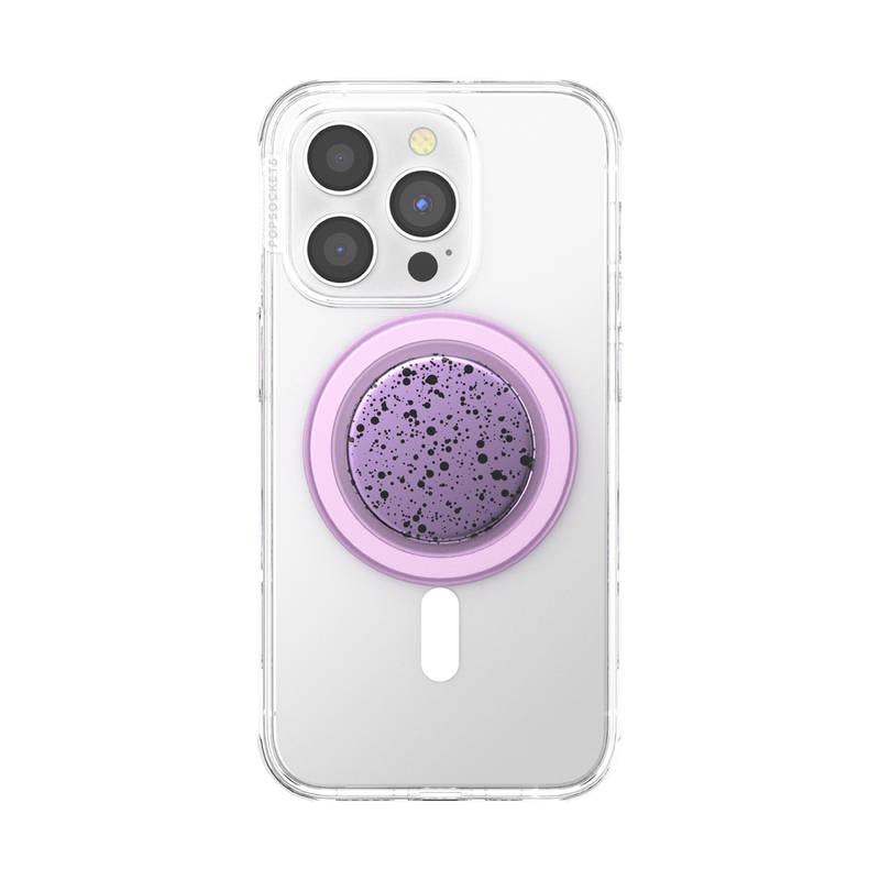 PopSockets Aluminum Sugar Plum Speckle PopGrip for MagSafe