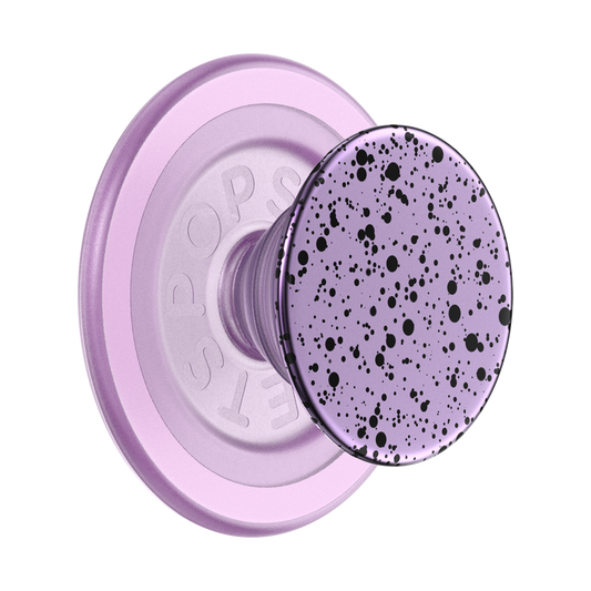 PopSockets Aluminum Sugar Plum Speckle PopGrip for MagSafe