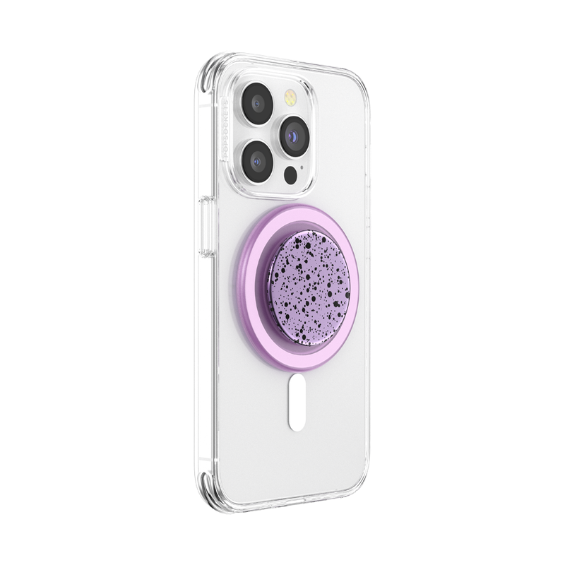 PopSockets Aluminum Sugar Plum Speckle PopGrip for MagSafe