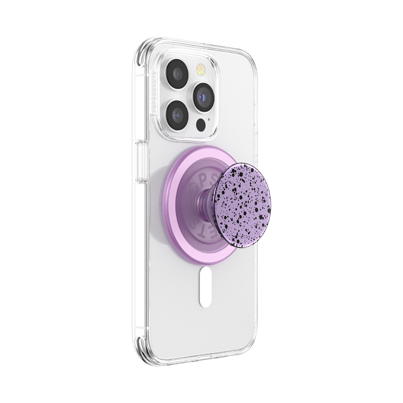 PopSockets Aluminum Sugar Plum Speckle PopGrip for MagSafe