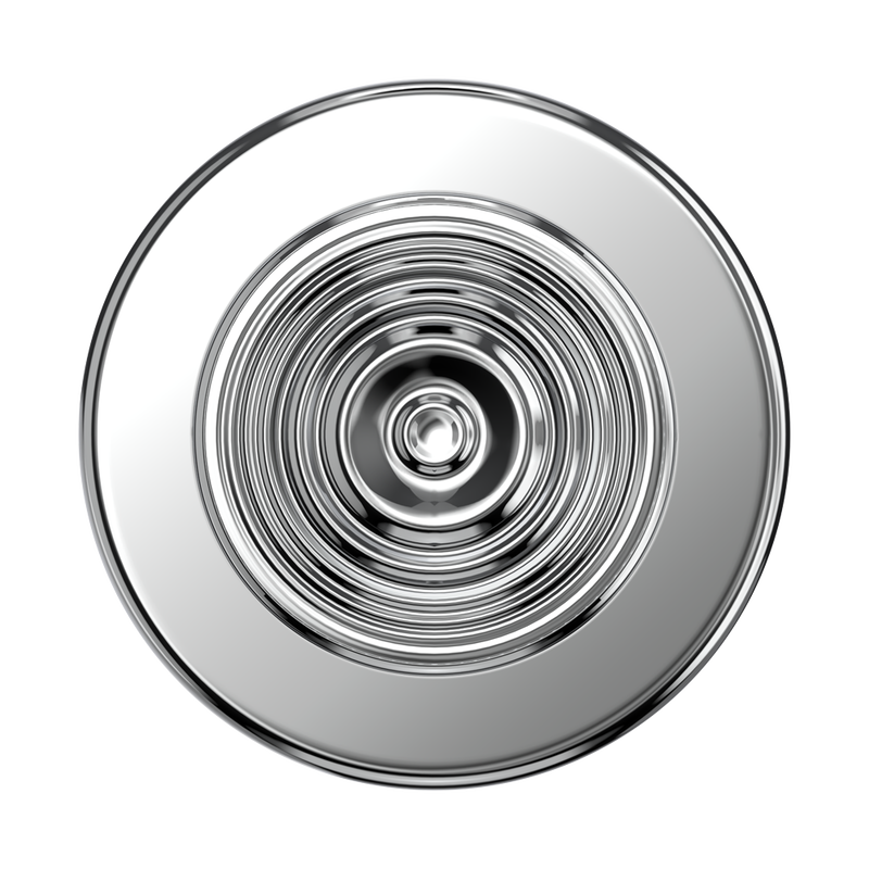 PopSockets Rippler Chrome PopGrip for MagSafe