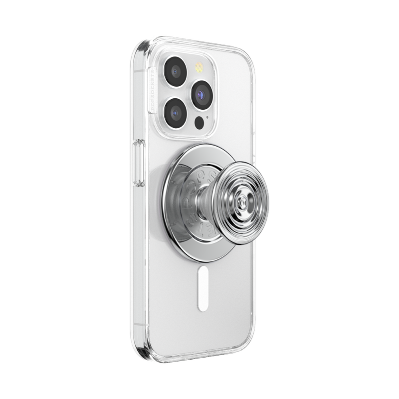 PopSockets Rippler Chrome PopGrip for MagSafe