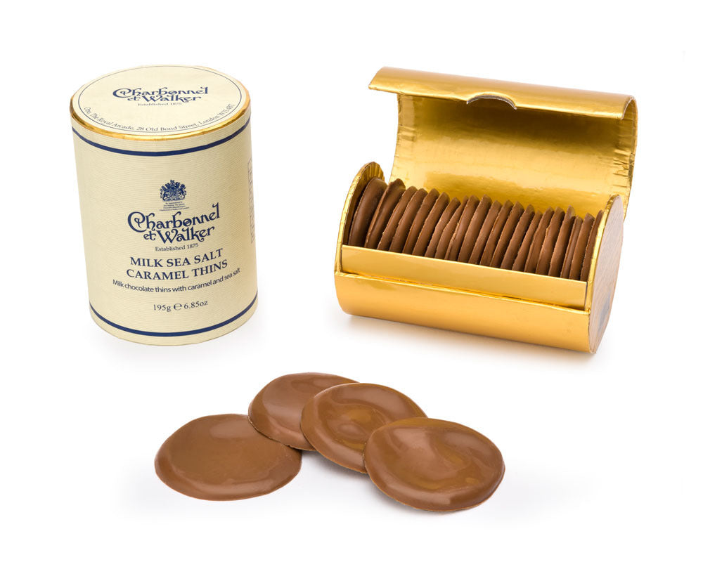 Charbonnel et Walker Milk Chocolate Sea Salt Caramel Thins