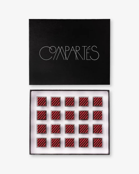 Compartes Chocolate Original Dark Truffles - 20 Piece Gift Box