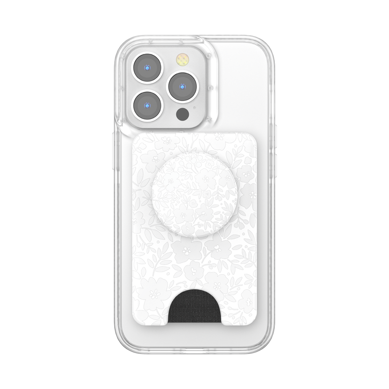 PopSockets Blanc Fresh PopWallet+ for MagSafe