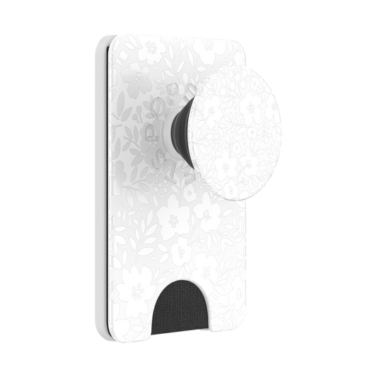 PopSockets Blanc Fresh PopWallet+ for MagSafe