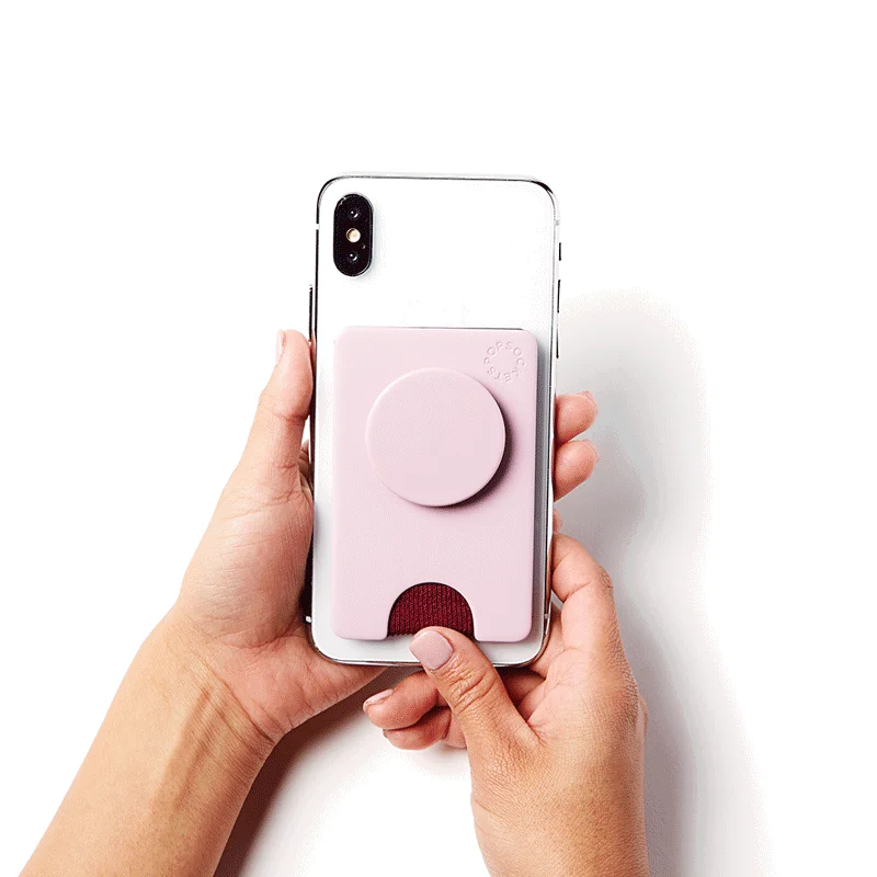 PopSockets Blush Pink Adhesive PopWallet+