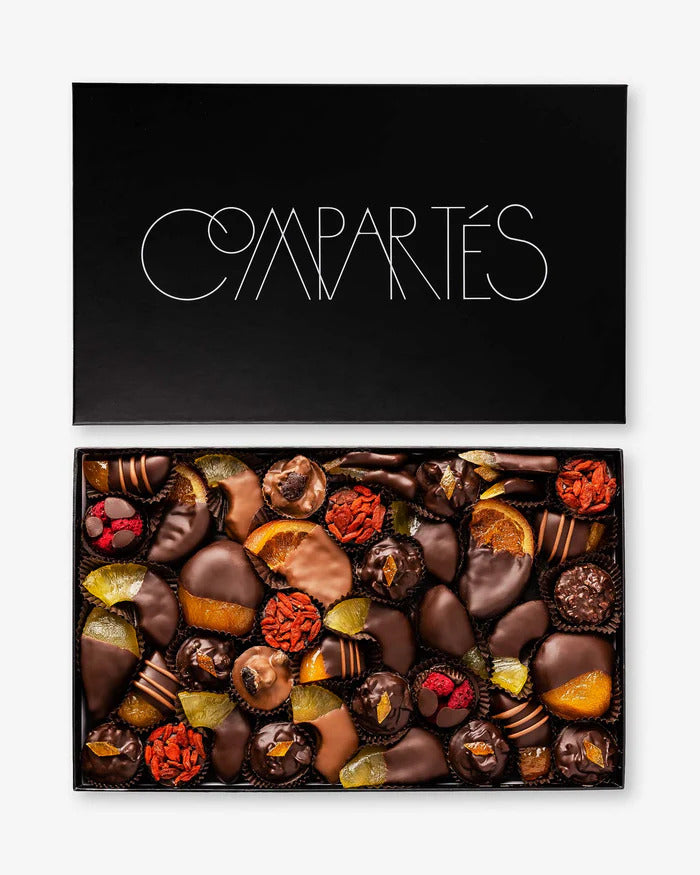 Compartes Chocolate World's Best Chocolate Dipped Fruit - Large Gift Box