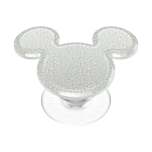 PopSockets Earridescent White Glitter Mickey Mouse Adhesive PopGrip