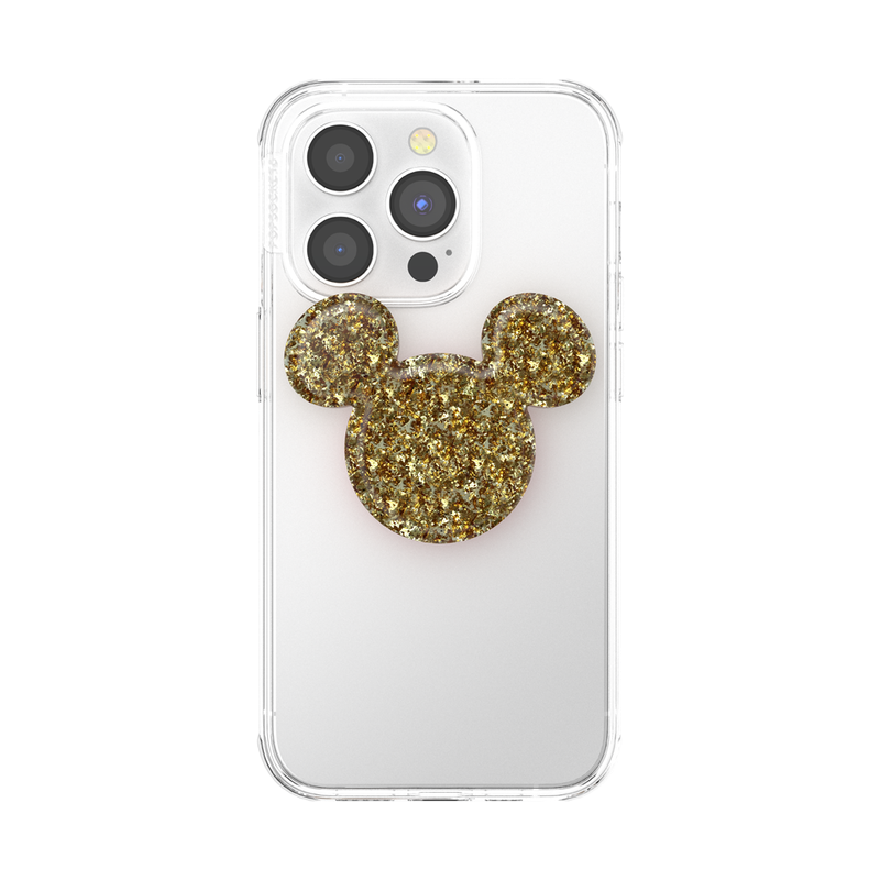 PopSockets Earridescent Golden Mickey Mouse Adhesive PopGrip