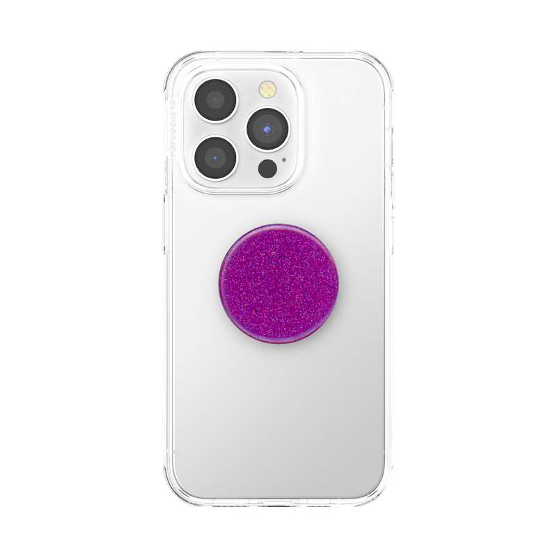 PopSockets Glitter Confetti Purple Haze Adhesive PopGrip