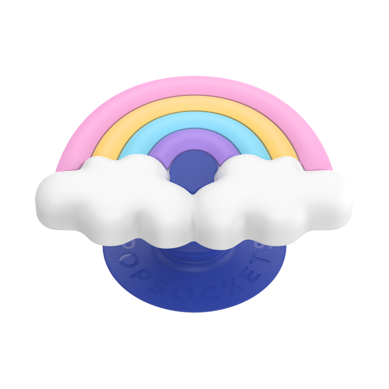 PopSockets PopOut Rainbow Fluff Adhesive PopGrip