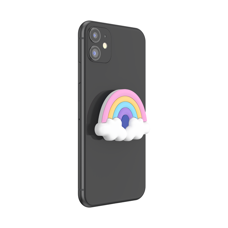 PopSockets PopOut Rainbow Fluff Adhesive PopGrip