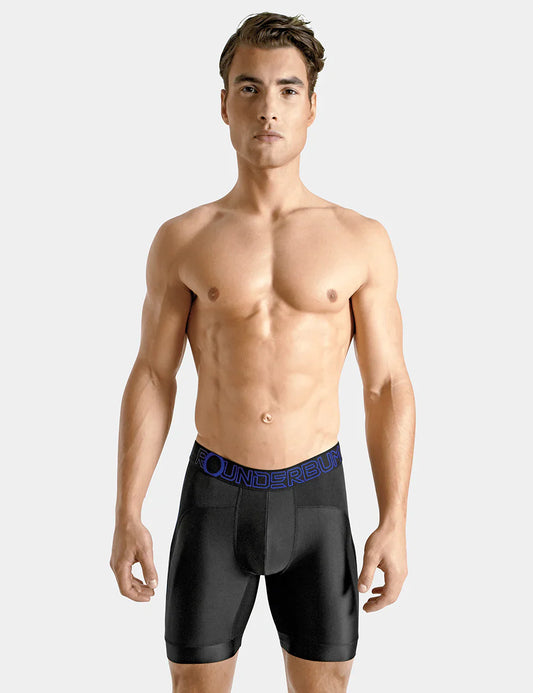 Rounderbum WORKOUT Padded Boxer Brief - Black